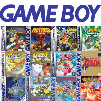 Nintendo Gameboy Color & Advance Games Pokemon, Mario, Kirby, Dony Kong 