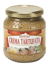 CREMA TARTUFATA CHIARA 580 ML champignons tritati, tartufo bianco senza glutine