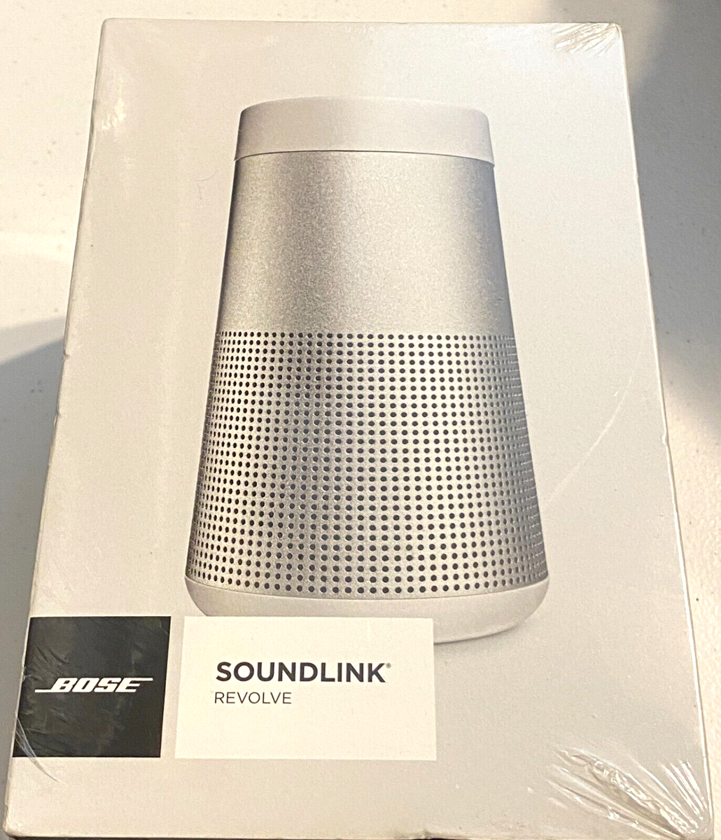 New Bose SoundLink Revolve Portable Bluetooth 360 Speaker Lux Gray