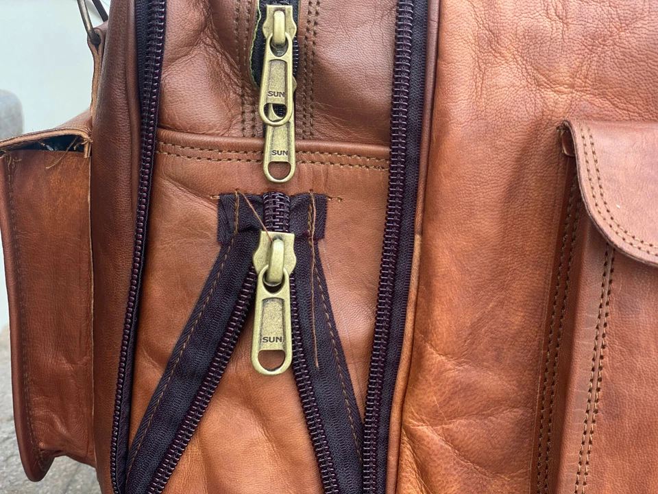 Sac De Voyage Week-End En Cuir Grand, Ajustable Et Extensible De 30 Pouces - Photo 4/4