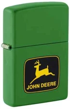 Zippo 46765, John Deere Lighter, Moss Green Finish, NEW