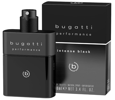 ✓Bugatti Performance Intense Black Eau de Toilette Herren Parfum EdT Duft 100ml✓