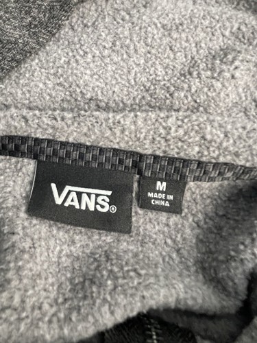 vans jacket gray full zip mens m hoodie - Picture 8 of 8