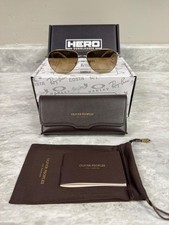 OLIVER PEOPLES  NEW  BENEDICT  1002S 524251  59  GOLD  GRADIENT BROWN