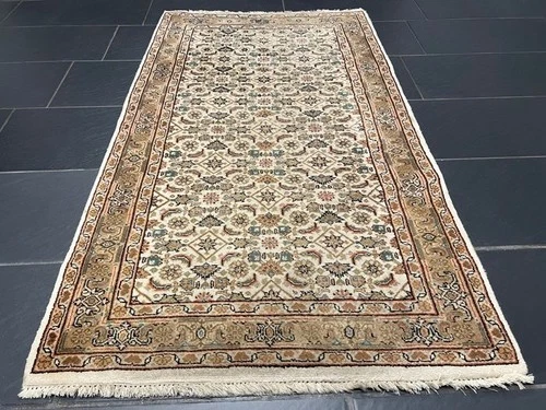 Oriental carpet hand knotted Tabriz living room carpet 160 x 90 cm carpet rug