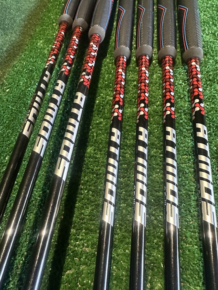 TaylorMade M4 7-P+A+S+L Iron Set~Senior Flex Atmos Red 5~JUMBO MAX