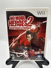 No More Heroes 2 Desperate Struggle Nintendo Wii CIB Tested Refurbished