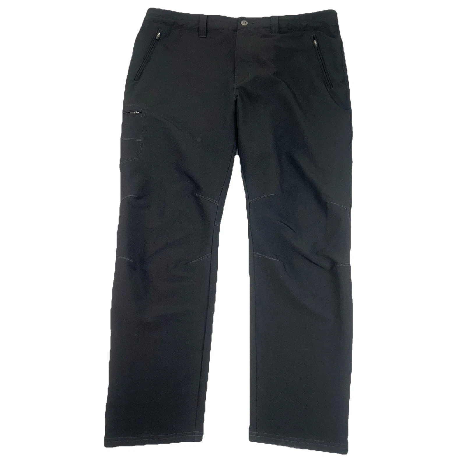 Patagonia Sidesend Hiking Pants Men’s 40x30 Black Stretch Outdoor 50+ UPF