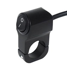 7/8" Motorcycle Handlebar Mount ON-Off Switch DC 12V for Motorbike Fog Lamp Head