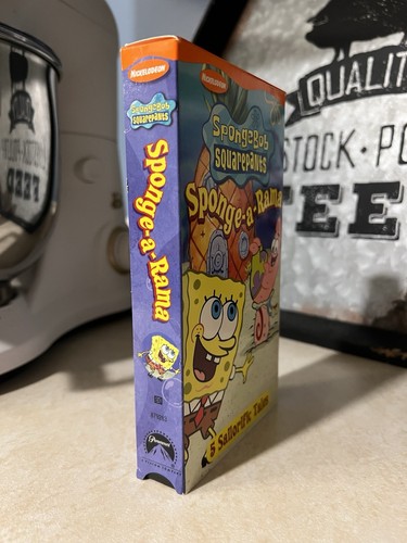 VHS SPONGEBOB SQUAREPANTS SPONGE A RAMA 5 SAILORIFIC TALES NICKELODEON - Picture 2 of 7