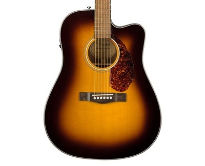 Fender CD-140SCE Dread Sunburst w/ Walnut Fingerboard - Used
