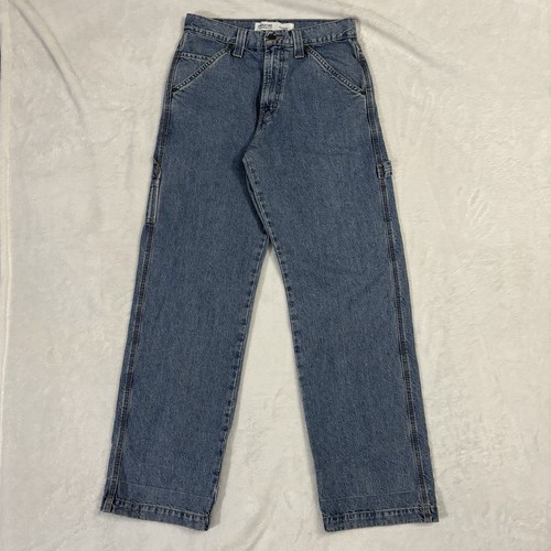 Jeans da falegname Levis 29x32 uomo vintage larghi larghi rilassati denim pantaloni da lavoro - Foto 4 di 10