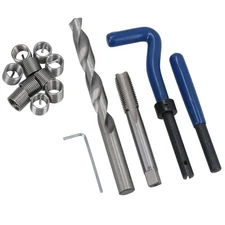M12 x 1.5mm Metric Thread Repair Kit Helicoil Set for Damaged Threads 15pc