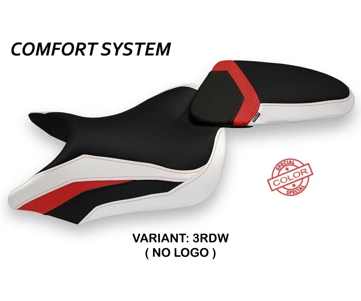 Seat cover Maglie SColor CS S Red-White TPZ TRIUMPH SPEED TRIPLE 2016 2021 16W