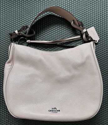 Coach 35593 Sutton Hobo Pebble Leather Light Pink Women s Purse