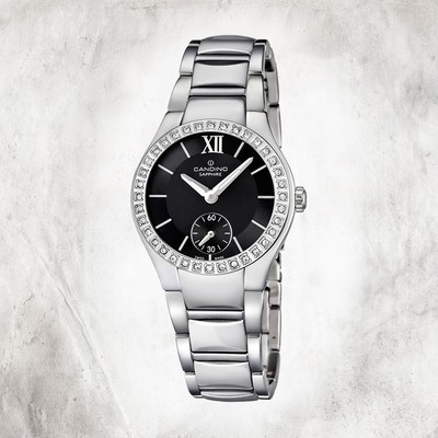 Candino Classic Edelstahl Damen Uhr C4537/2 Armbanduhr Analog silber UC4537/2