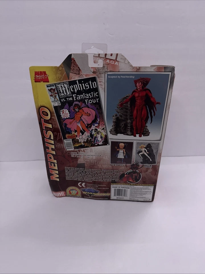 Marvel Select Mephisto Edición Especial 2007 En Embalaje Original Foto 2 de 4