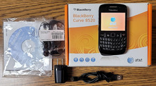 BlackBerry Curve 2 II 8520 - Black  AT T  Smartphone - Boxed w/ 5 Games