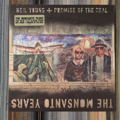 Neil Young + Promise of the Real: The Monsanto Years. 2015 2xLP Vinyl New Sealed
