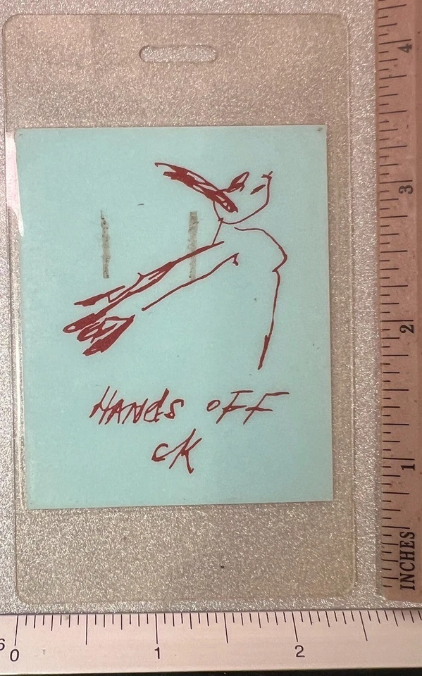 R.E.M. Backstage Pass Laminate for the Band and Traveling Crew 1984. Mint. Rare. - Image 2 of 2