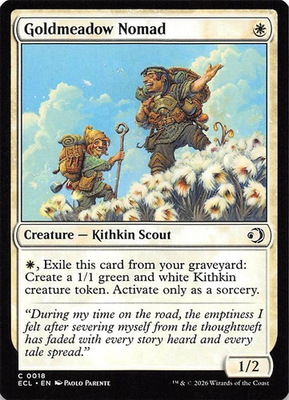 #ad #ad Goldmeadow Nomad 18 Lorwyn Eclipsed Magic the Gathering $1.59