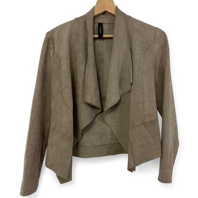MARC CAIN MARCCAIN beige suede effect duster size 1