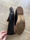 J Crew Shoes Women Sz 8.5 Black Faux Leather Penny Loafers Casual Slip On BW276 — photo 6