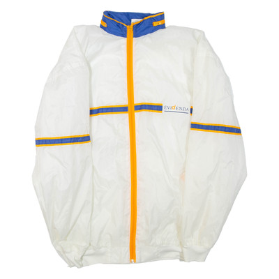 Trainingsjacke Herren weiß Nylon S