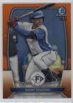 2023 Bowman NPB Nippon Professional Baseball 19/25 Naoki Arizono #80 a8r