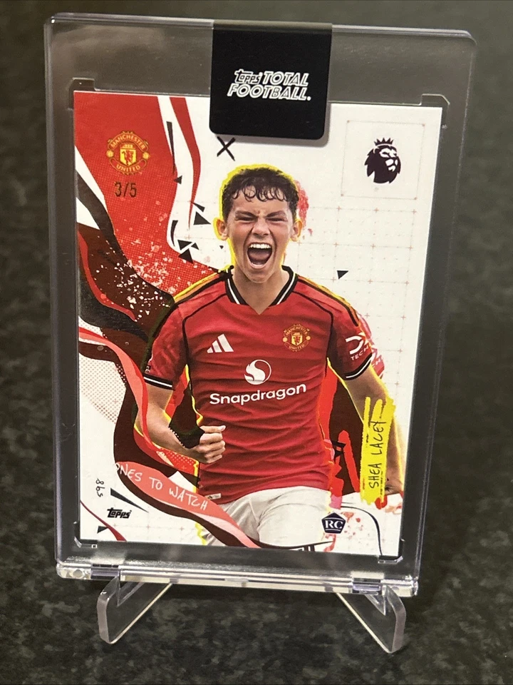 2025-26 Topps Total Football Ones To Watch - Shea Lacey Rookie RC - 3/5 Man Utd - Image 4 of 4