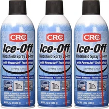 3 PACK!!! CRC 05346 Ice-Off Windshield Spray De-Icer - 12 Wt Oz.