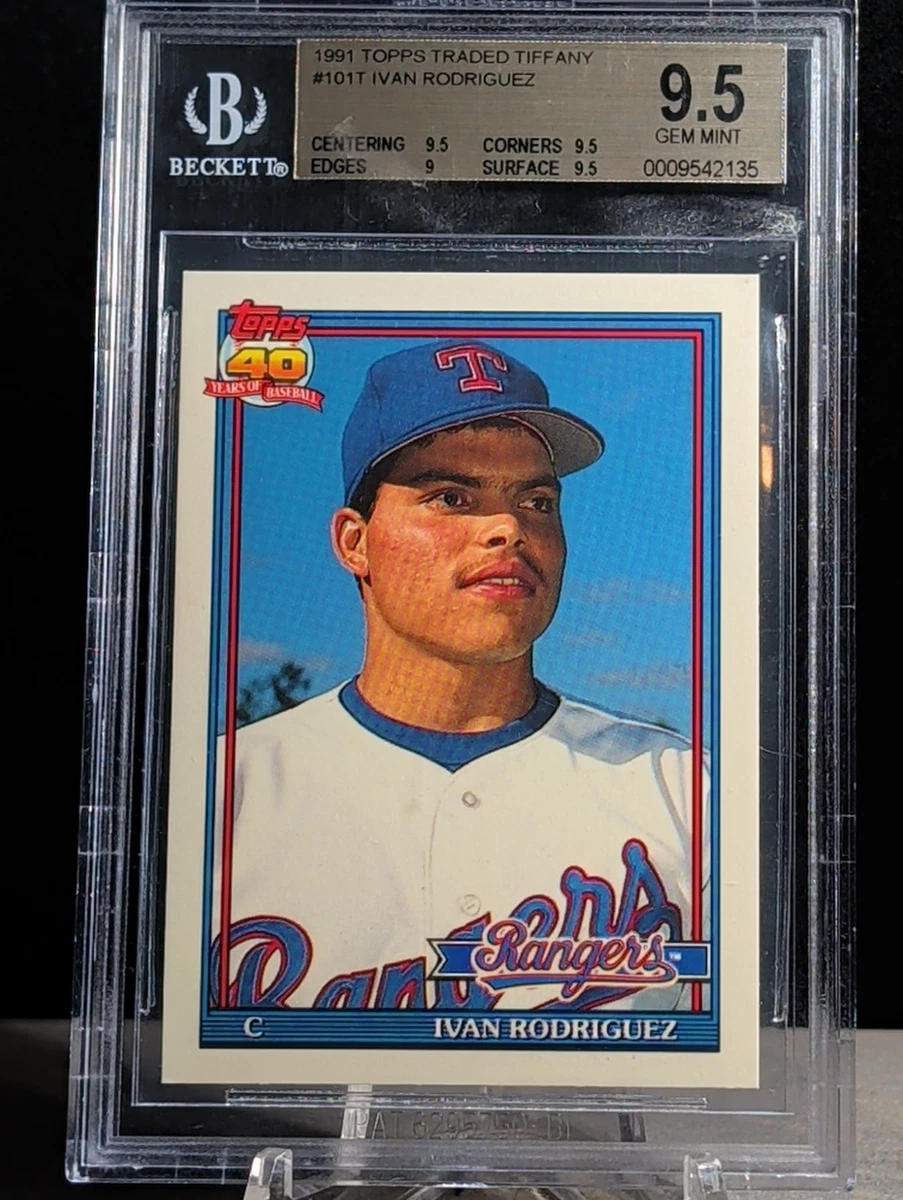 Topps Ivan Rodriguez Baseball Texas Rangers Sports Trading Cards