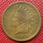 1905 Bronze Indian Head Cent. KM# 90a