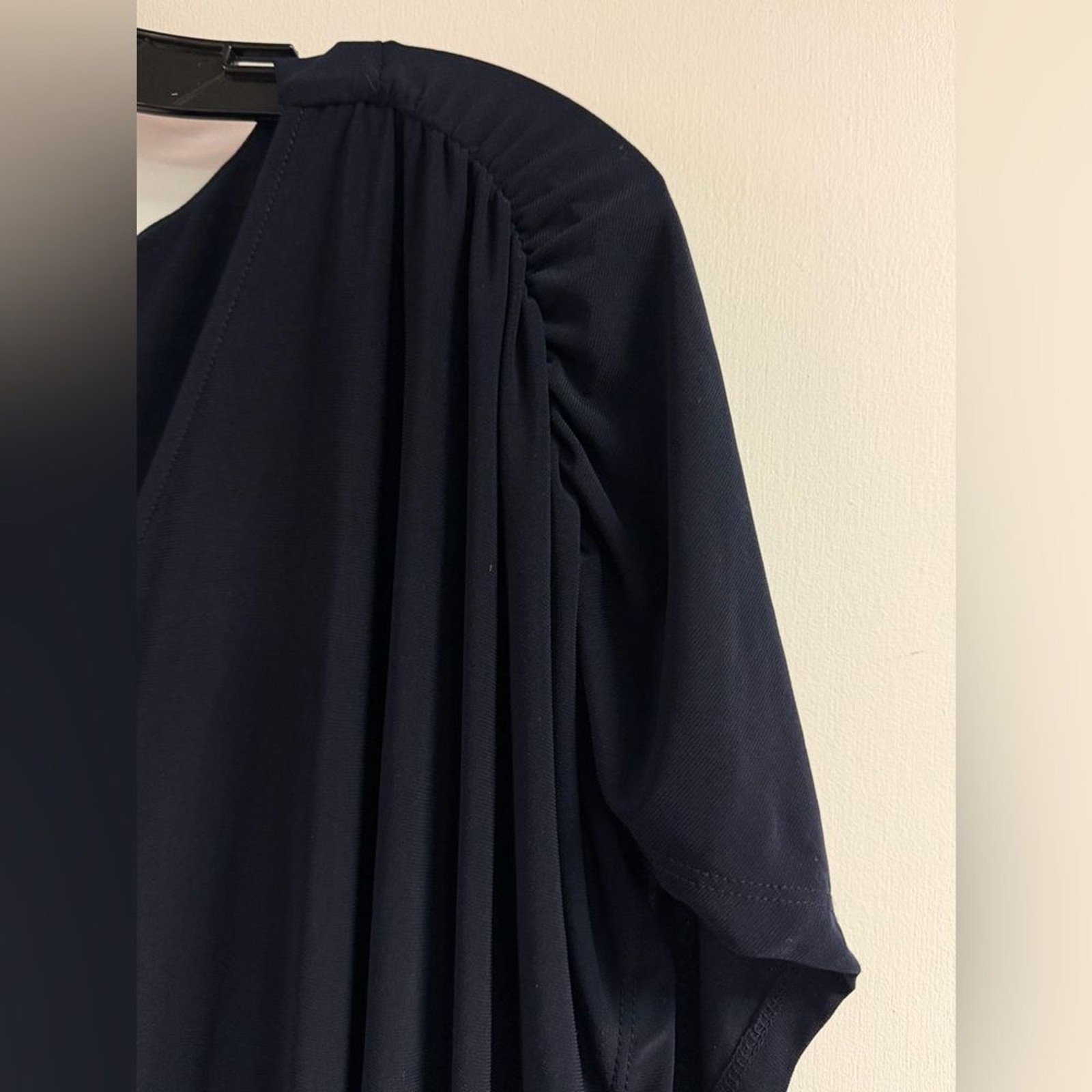 NWT Tommy Hilfiger Navy Blue Dress w/Ruched Shoulder and Seatbelt Style Belt 14 thumbnail 7