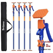 4PK Adjustable Telescopic Support Pole, 54-115 inch Cabinet Jack, 54"-115" 4PK