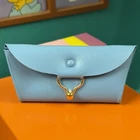Vintage Barbie Midge Mattel Blue Vinyl Clutch Purse Doll Toy Part Piece
