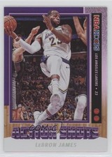 2019-20 Panini NBA Hoops Action Shots LeBron James #4 02v3