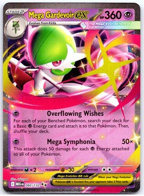 Pokemon Mega Gardevoir ex - 060/132 NM