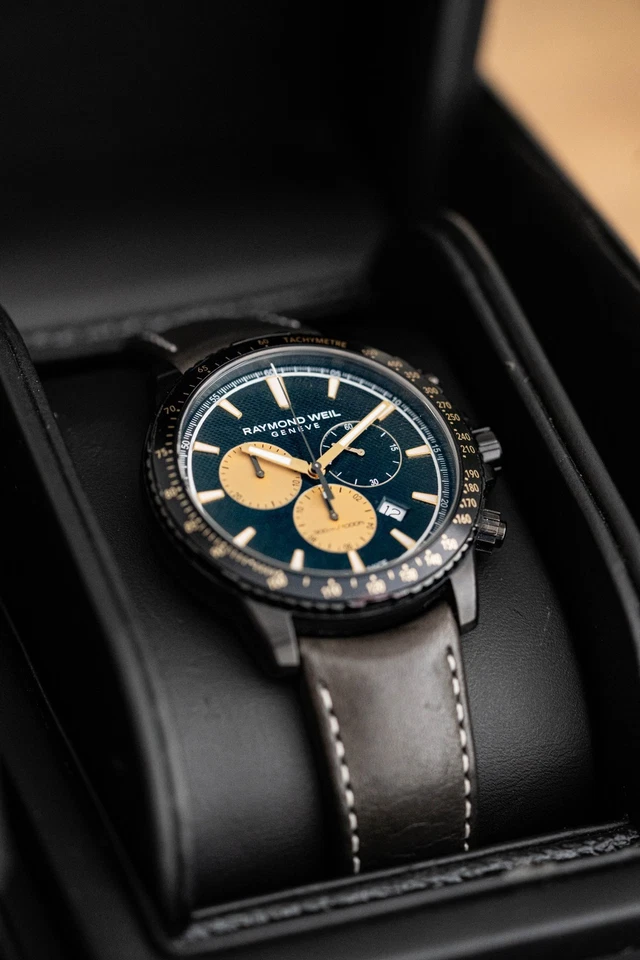 Rare Raymond Weil Marshall Men's Chronograph Ltd Edition Only 1000 made — 第 2/4 张图片