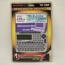Vintage Y2K Sharp YO-190P Memo Master Organizer Electronic PDA NEW SEALED