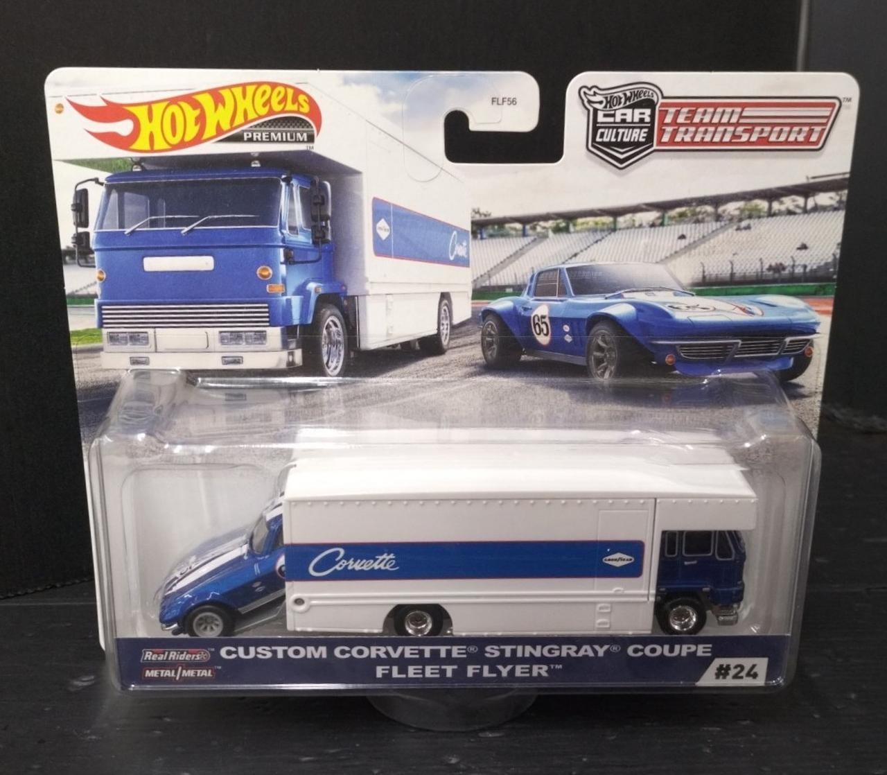 Flyer Cycle Models 1/64 FLEET FLYER Carrier Vehicle Model Number CORVETTE STINGRAY COUPE ...