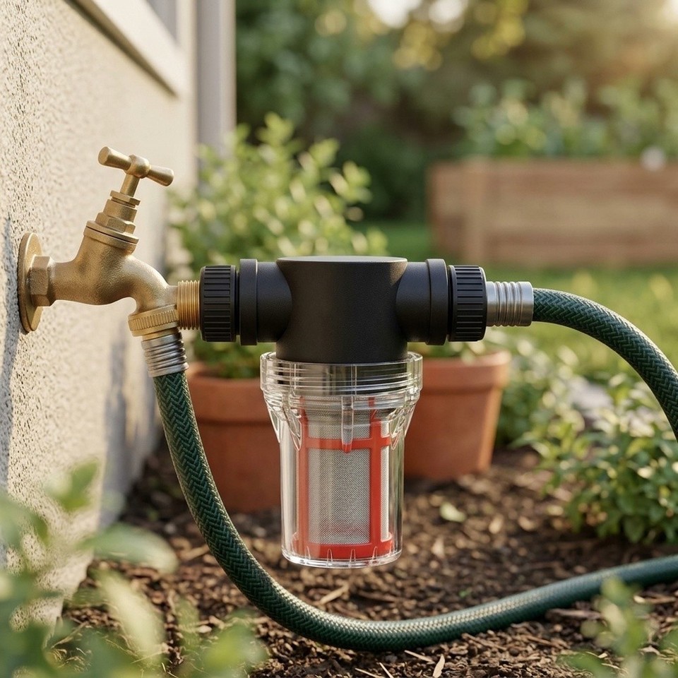 ABS Inline Water Filter Screen Prefilter for Sprinkler and Drip For ...