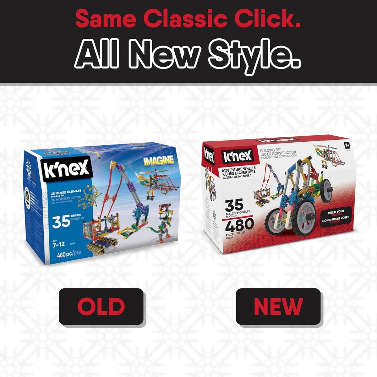 K'NEX - Adventure Wheels Building Set - 480 Pieces‚ STEM Building