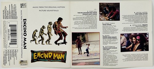 ENCINO MAN Cassette Tape 90s ORIGINAL SOUNDTRACK QUEEN JESUS AND MARY CHAIN - Picture 6 of 7