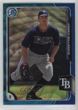 2015 Bowman Chrome Prospects Blue Wave Refractor Casey Gillaspie #BCP216 0b3