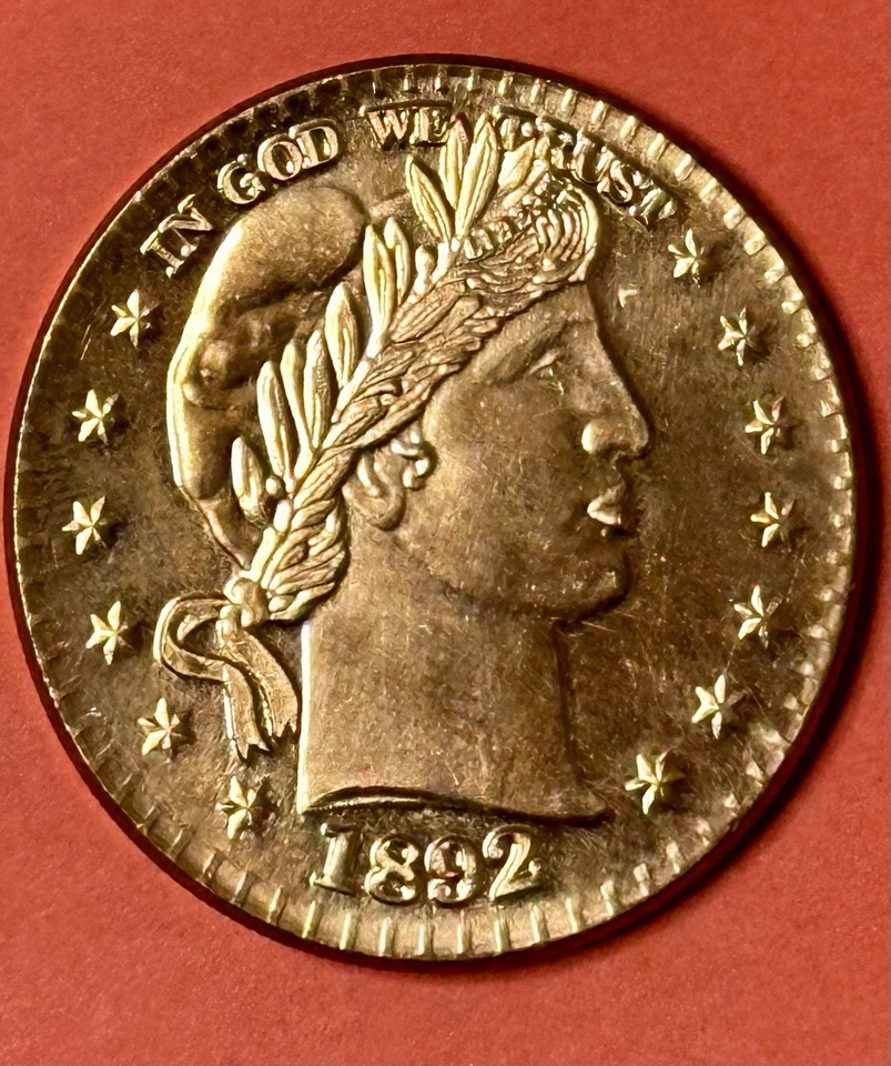 1 OZ 1892 Barber Half Dollar Round .999 Copper Bullion (BU) Restrike #243 - Image 3 of 4