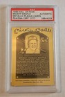 1983 Hall of Fame Mickey Mantle Metallic Plaque Autograph Ca