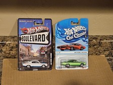Hot Wheels Lot Of 2 Amc Rebel Machine Boulevard Cool Classics