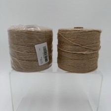 2 Rolls Of Natural Jute Twine String Thin Gardening Plant Gift Wrap