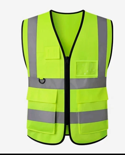 ANSI Class 2 Hi-Vis Yellow Safety Vest - product listing photo